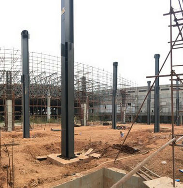 Steel Structure A Workshop In Sanquan Food